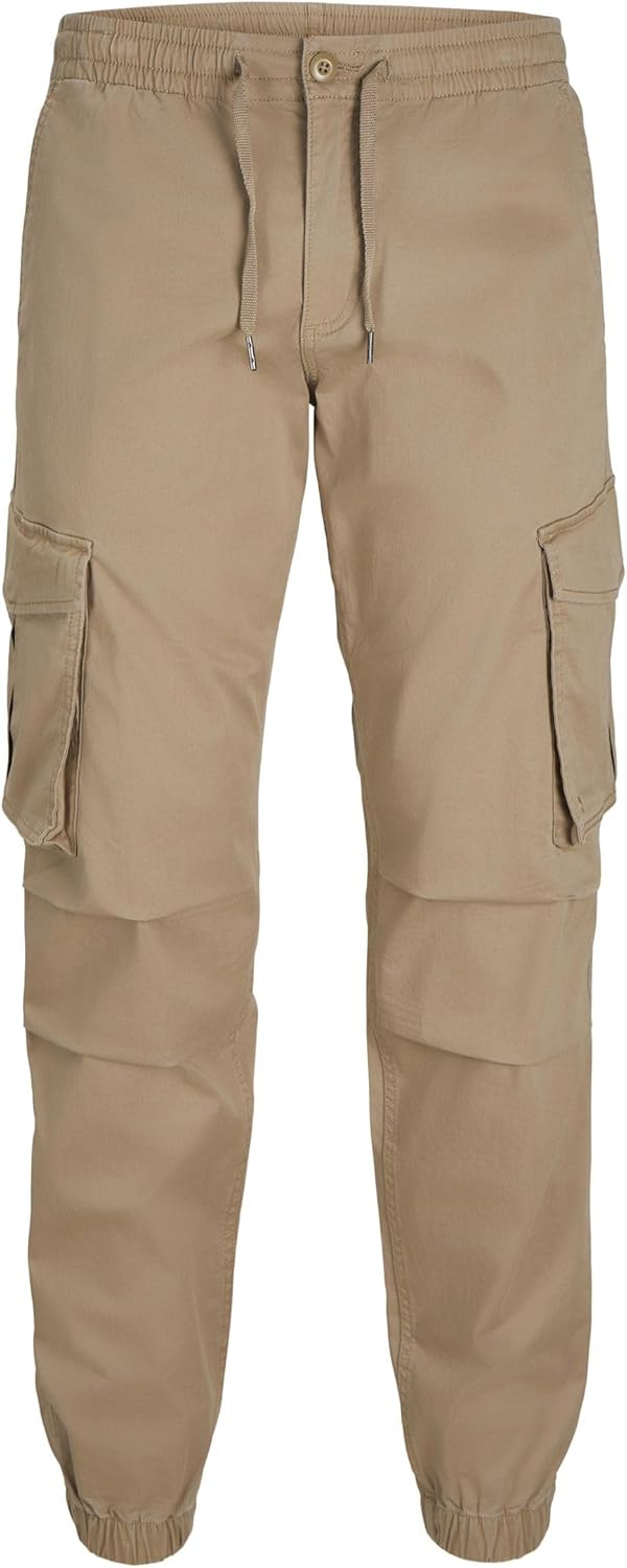 JACK & JONES Male Cargo-Hose Relaxed Fit Cargo-Hose M Olive Night, M Olive Night
