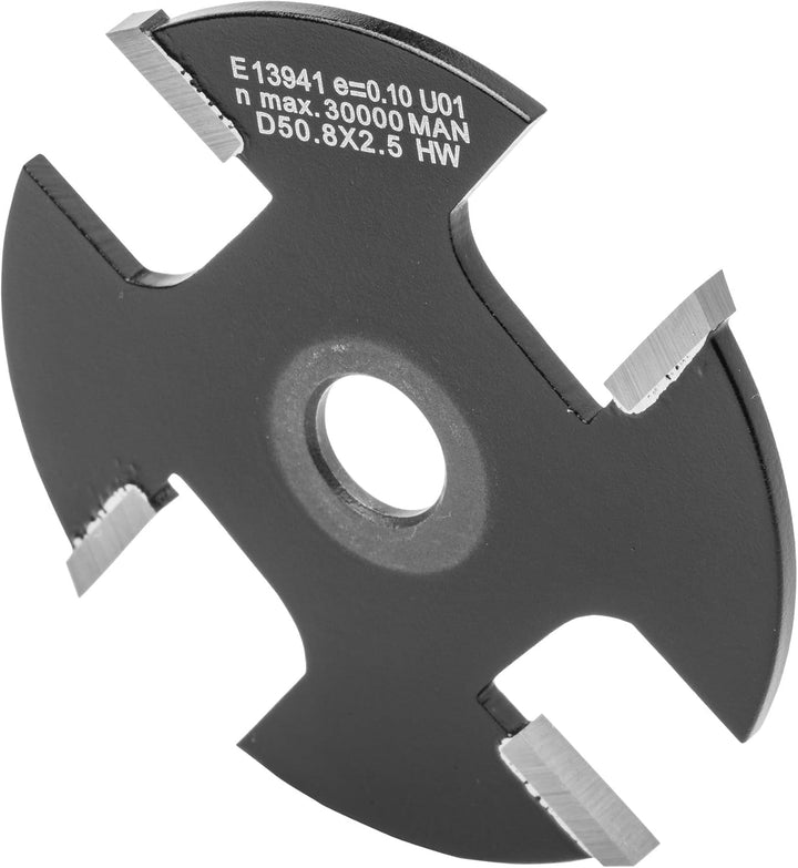 ENT 13941 Scheibennutfräser HW, Schaft (S) 8 mm, Durchmesser (D) 50,8 mm, NL 2,5 mm, Z4 D=50,8 / NL=