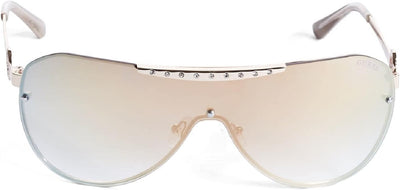 GUESS Factory Pave Shield Sunglasses