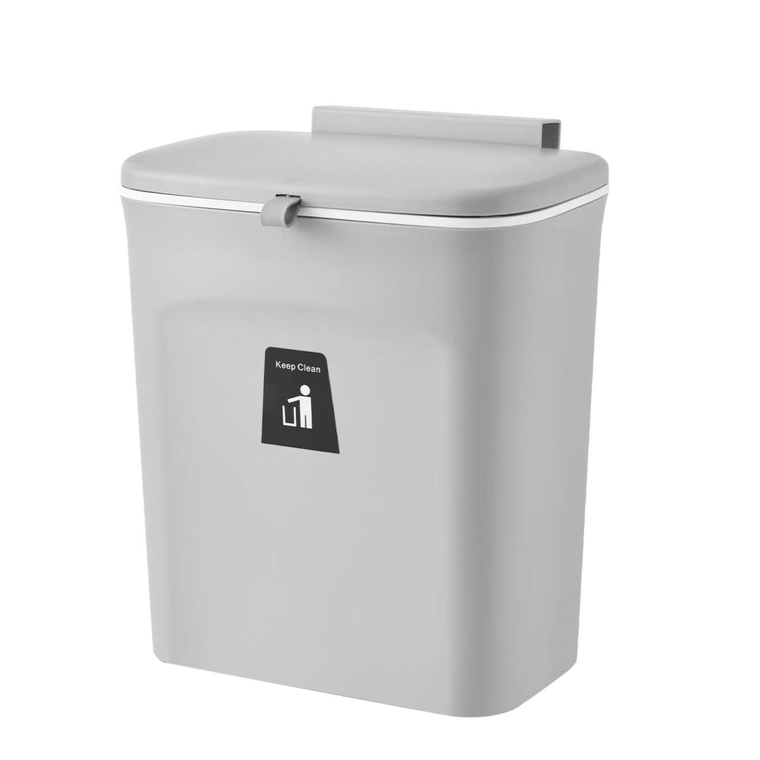 Komposteimer für Küche, 9 l, Mülleimer für Theke oder unter der Spüle, kleiner Abfalleimer zum Aufhä