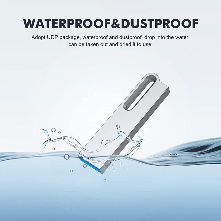 KOOTION 128GB USB 3.0 Wasserdicht Metall Datenstick 128 GB Memory Stick Flash-Laufwerk USB Flash Dri