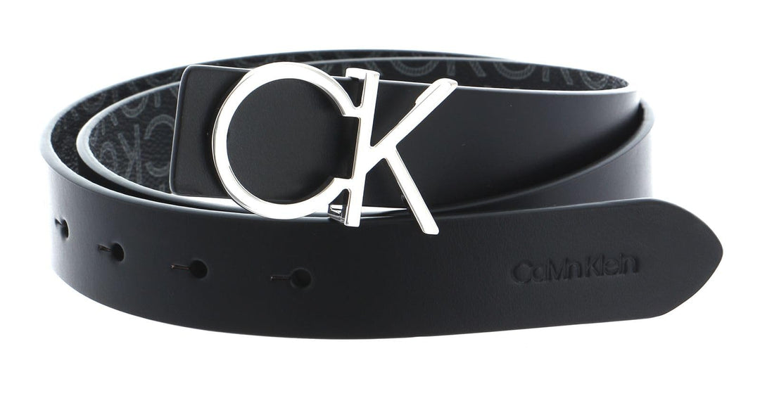 Calvin Klein Re-Lock CK Rev Belt 30MM W95 Black / Black Mono