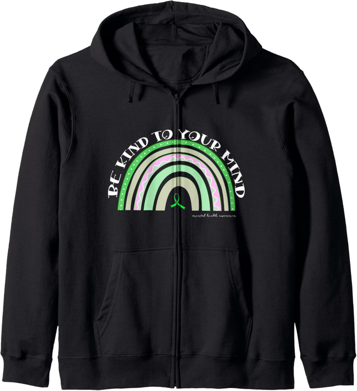 Be Kind To Your Mind Mental Health Awareness Kapuzenjacke
