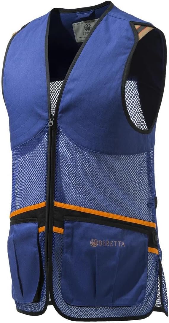 Beretta Herren Full Mesh Schiessweste S Blau, S Blau