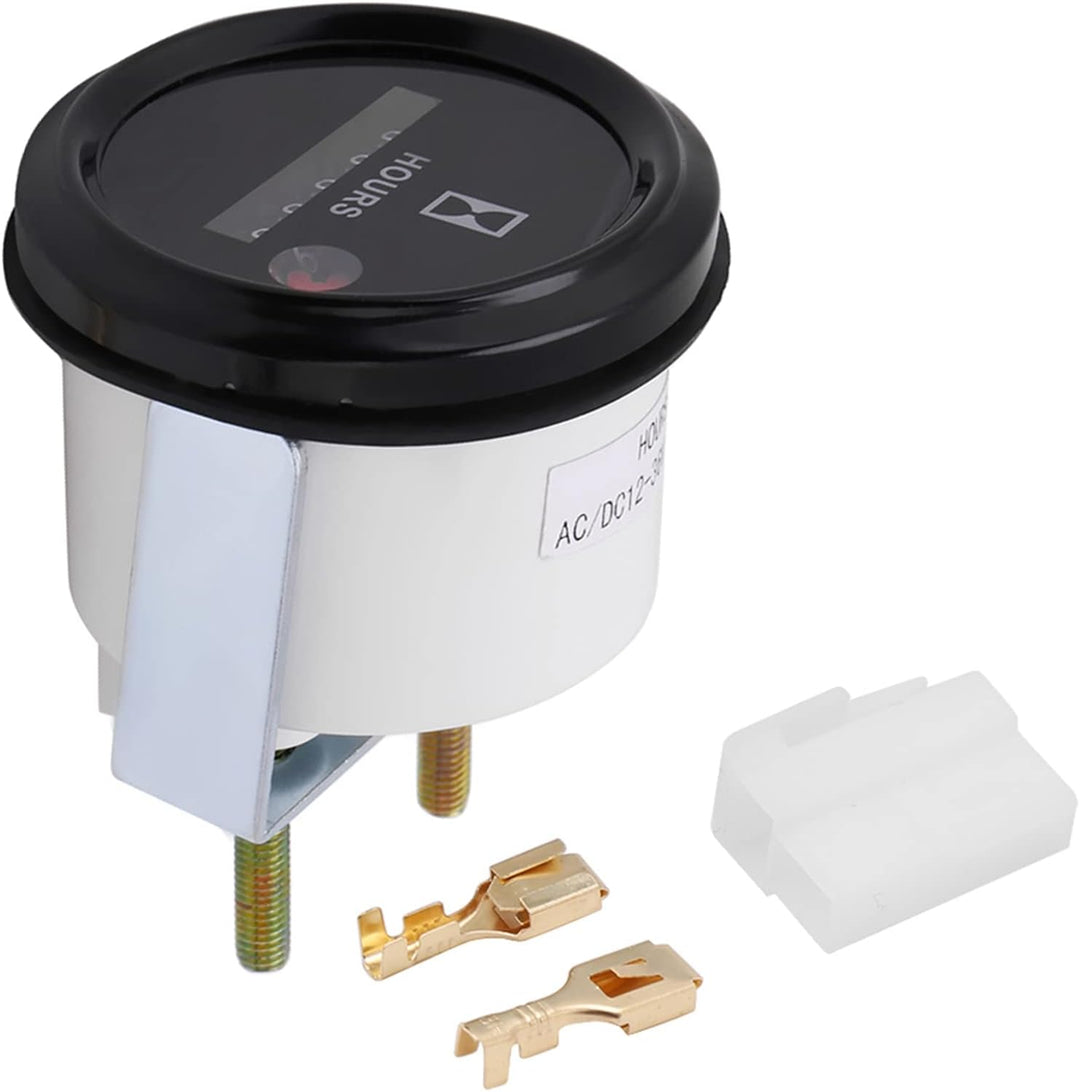 AC/DC 12V-36V Mechanische Betriebsstundenzähler für Boot Auto ATV Schneemobil Rasenmäher Traktoren F