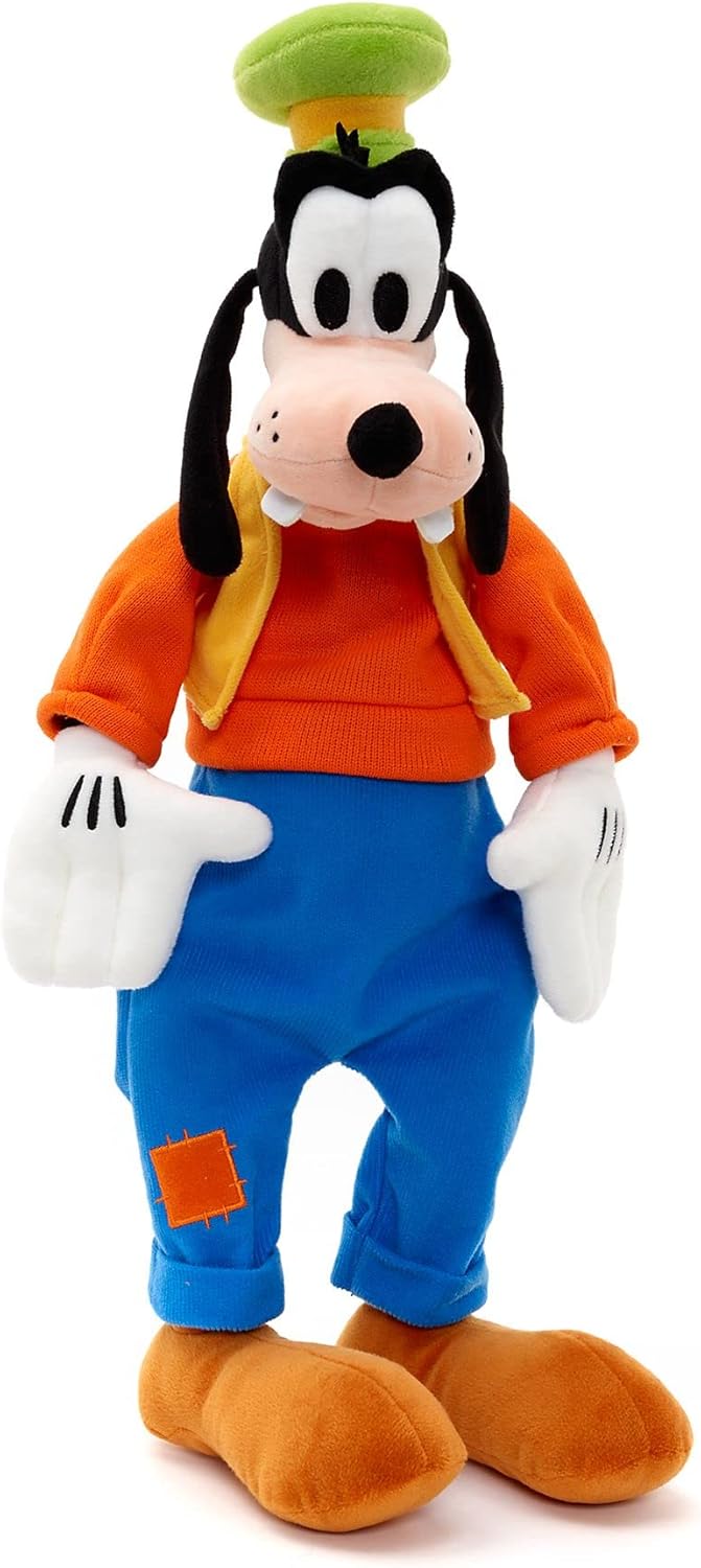 Disney Store Goofy Offizielles mittelgrosses Kuscheltier für Kinder, 50 cm, Kuscheltier mit gestickt
