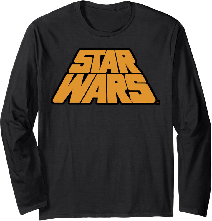 Star Wars Basic Slanted Logo Langarmshirt
