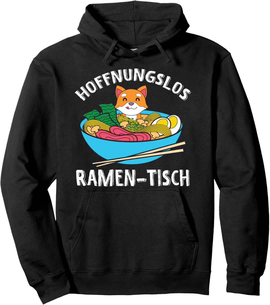 Japanischer Hund Romantiker Shiba Inu Japanische Ramen Pullover Hoodie