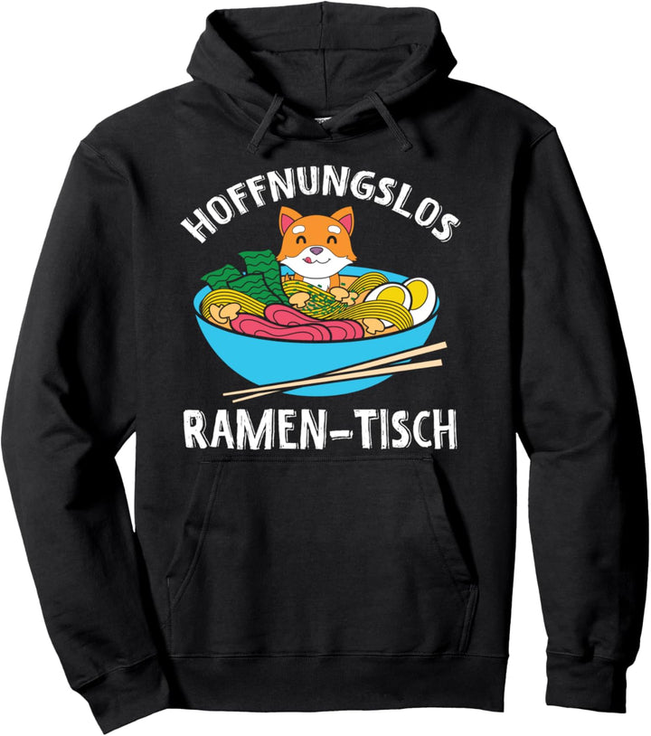 Japanischer Hund Romantiker Shiba Inu Japanische Ramen Pullover Hoodie