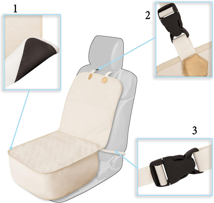 PillowPrim Hundeautositz, Hundedecke, Autoabdeckung, Transportbox Katze, Hundebox, Hundekorb, Hundeg