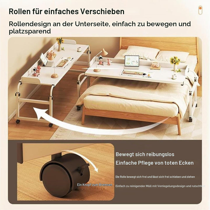 Betttisch Auf Rollen,betttisch Auf Rollen Höhenverstellbar Betttisch Höhenverstellbar überbetttisch