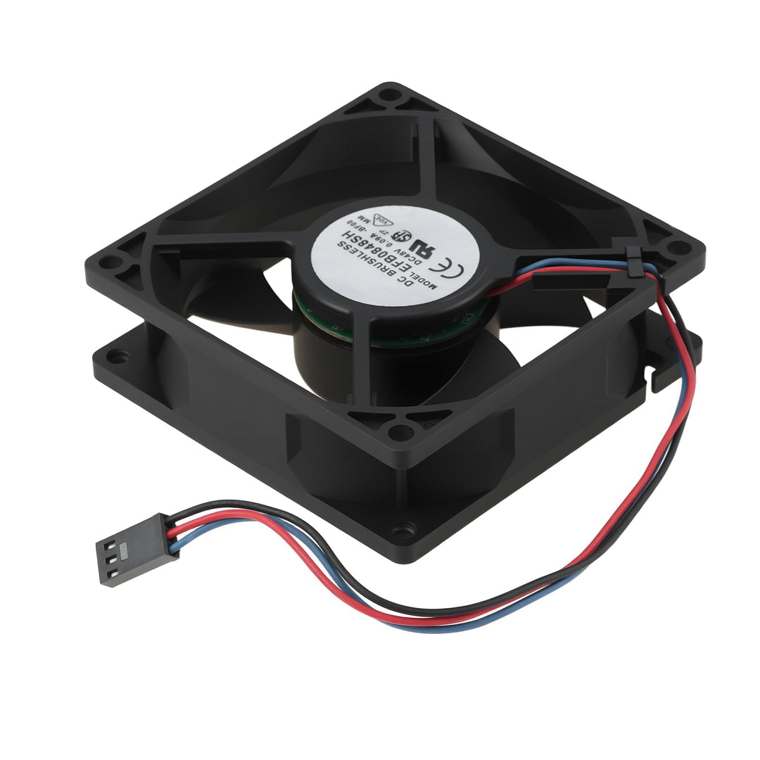 ECSiNG Bürstenloser Gehäuselüfter mit 3 Flügeln, DC 48 V, 0,09 A, 80 x 80 x 25 mm, für Servernetztei