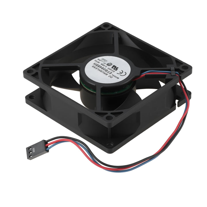 ECSiNG Bürstenloser Gehäuselüfter mit 3 Flügeln, DC 48 V, 0,09 A, 80 x 80 x 25 mm, für Servernetztei
