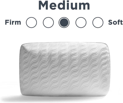 TEMPUR-PEDIC TEMPUR-Cloud ProHi Kissen, Memory-Schaumstoff, Weiss/opulenter Garten, King (Pack of 1)