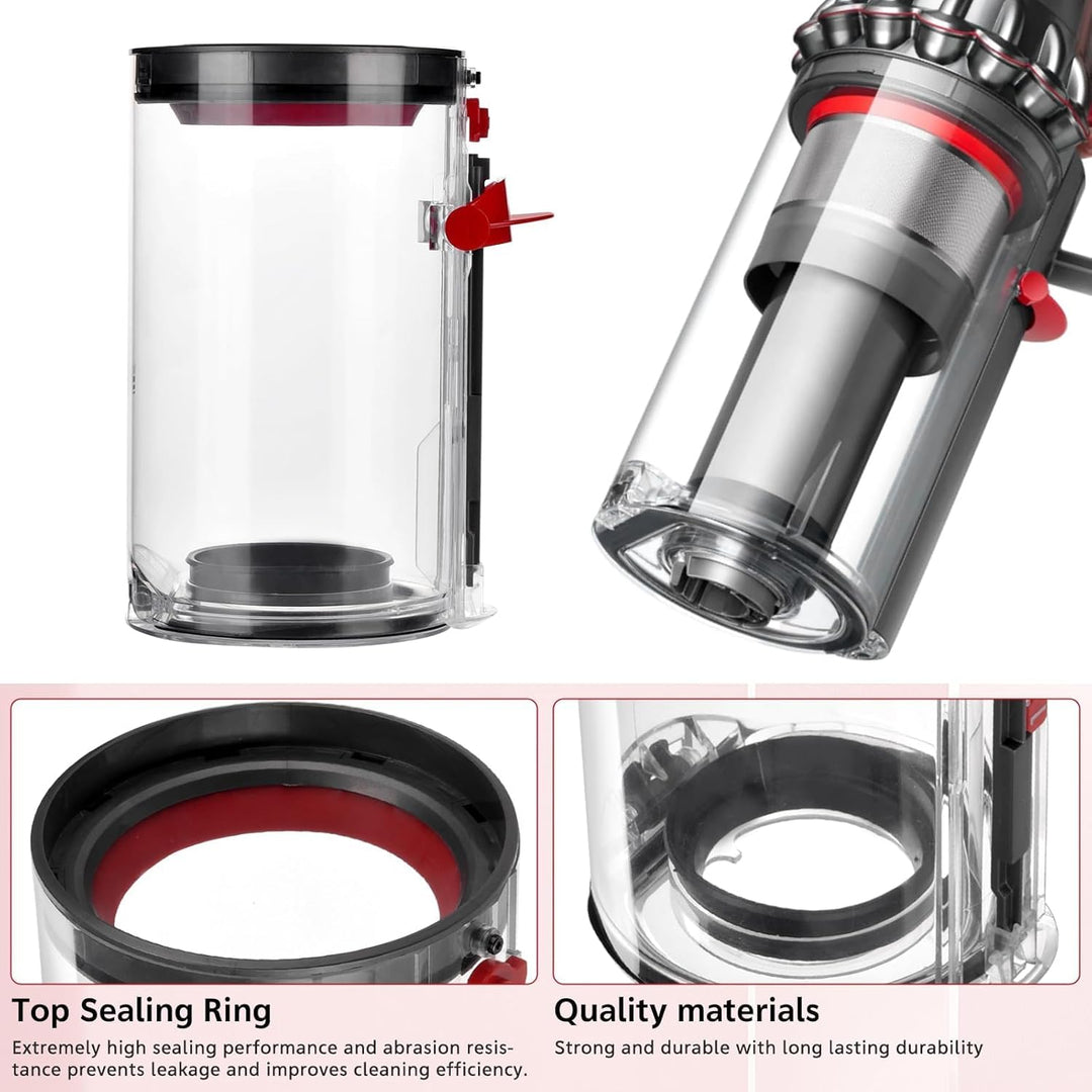 Hochwertiger Ersatz-Staubbehälter für Dyson V11 V15 SV14 SV15 SV22 Staubsauger, für Dyson Staubsauge