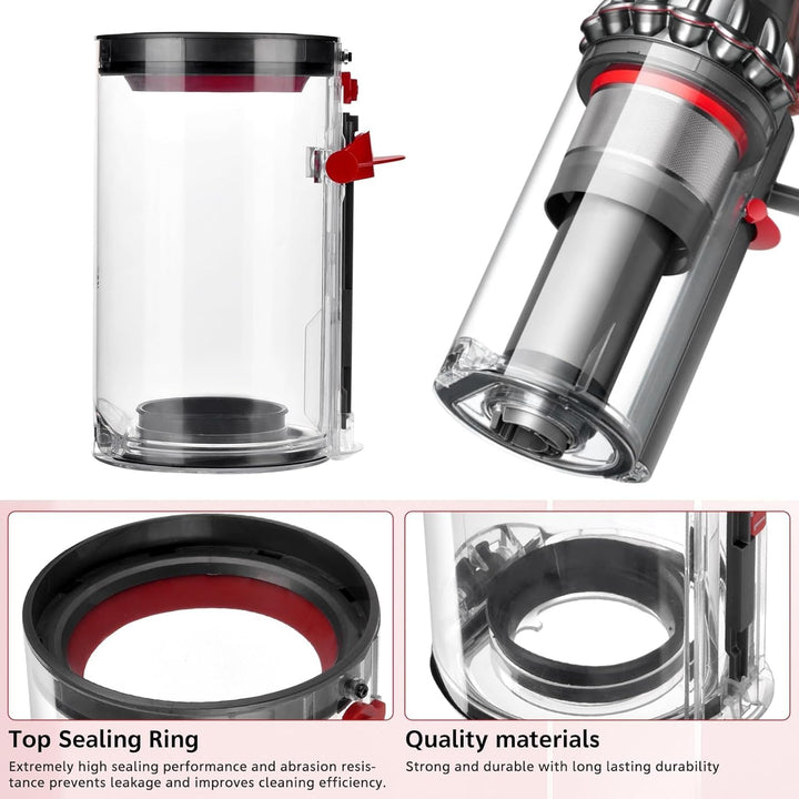 Hochwertiger Ersatz-Staubbehälter für Dyson V11 V15 SV14 SV15 SV22 Staubsauger, für Dyson Staubsauge
