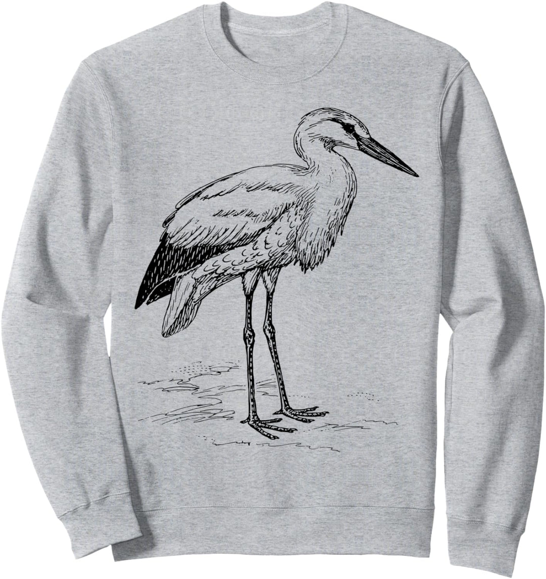 Storchvogel Kunst Sweatshirt
