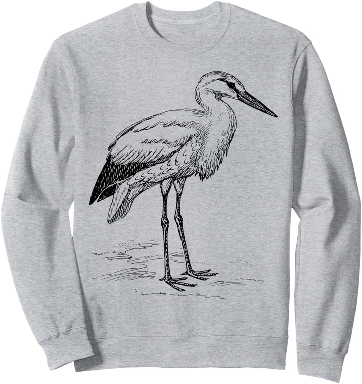 Storchvogel Kunst Sweatshirt
