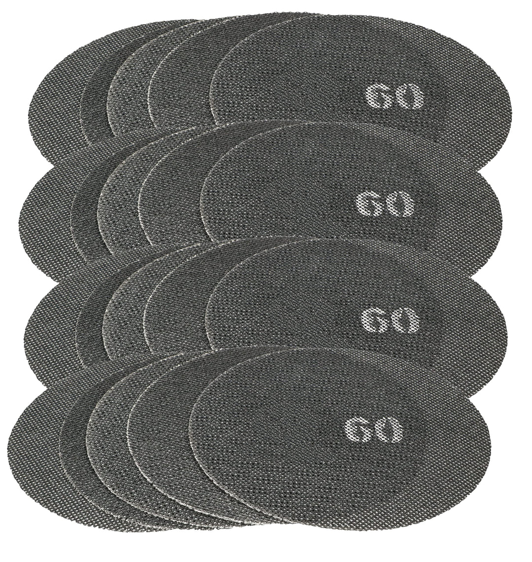 KOTARBAU® 20er Set Schleifgitter-Scheibe Ø 225 mm mit Klett Hart 60, Hart 60
