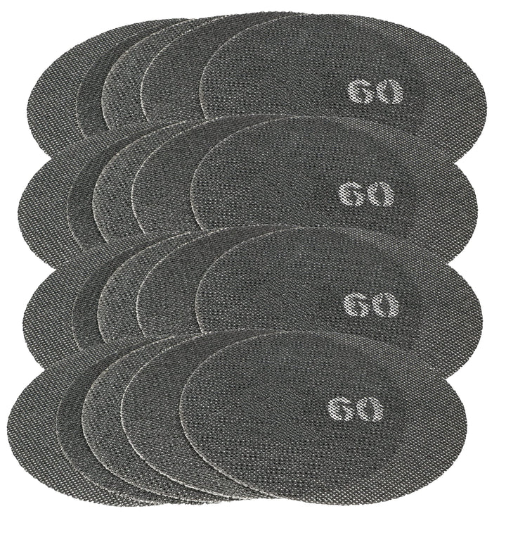 KOTARBAU® 20er Set Schleifgitter-Scheibe Ø 225 mm mit Klett Hart 60, Hart 60