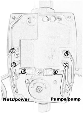 Agora-Tec® Durchflusswächter AT-DW-5 ohne Kabel, Pumpen Druckschalter zur Pumpensteuerung für Kreise