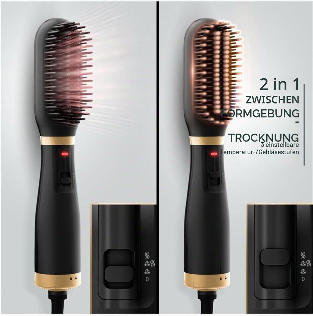 Rowenta Powerstraight Air Heissluftbürste, Trocknen und Glätten 2-in-1, schnelle Ergebnisse, UB5920F