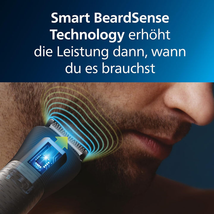 Philips Multigroom Series 9000, 13-in-One-Barttrimmer und Haarschneider inkl. OneBlade,  für Gesicht