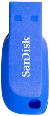 SanDisk SDCZ50C-032G-B35BE 32 GB Cruzer Blade USB 2.0 Flash Drive - Electric Blue Blau 32GB Flash Dr