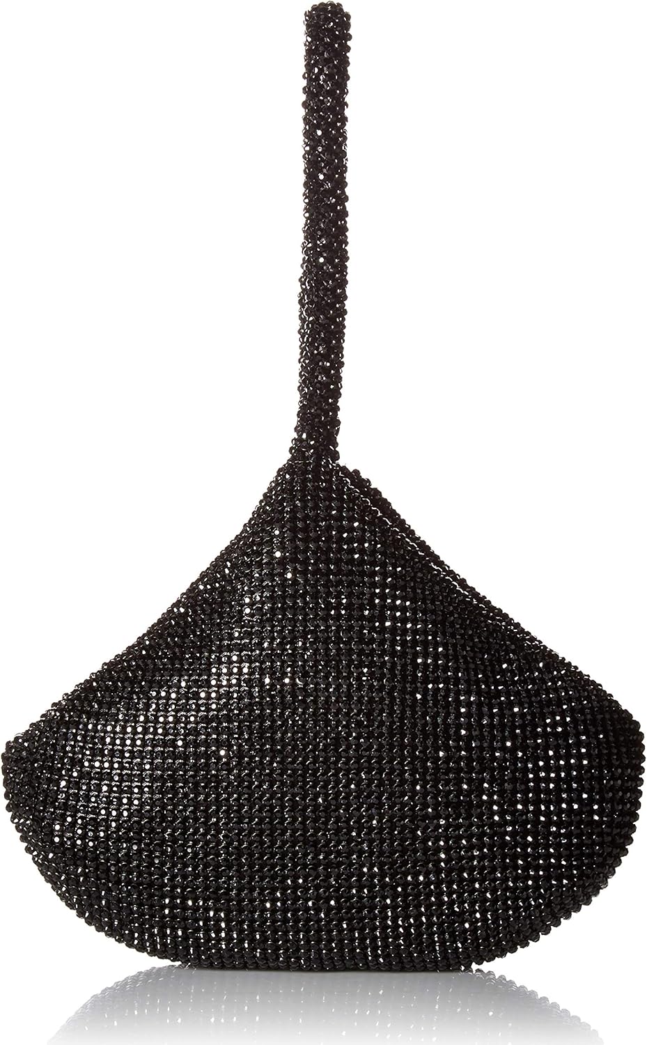Jessica McClintock Damen Staci Mesh Wristlet Pouch Abendhandtasche, Einheitsgrösse Schwarz, Schwarz