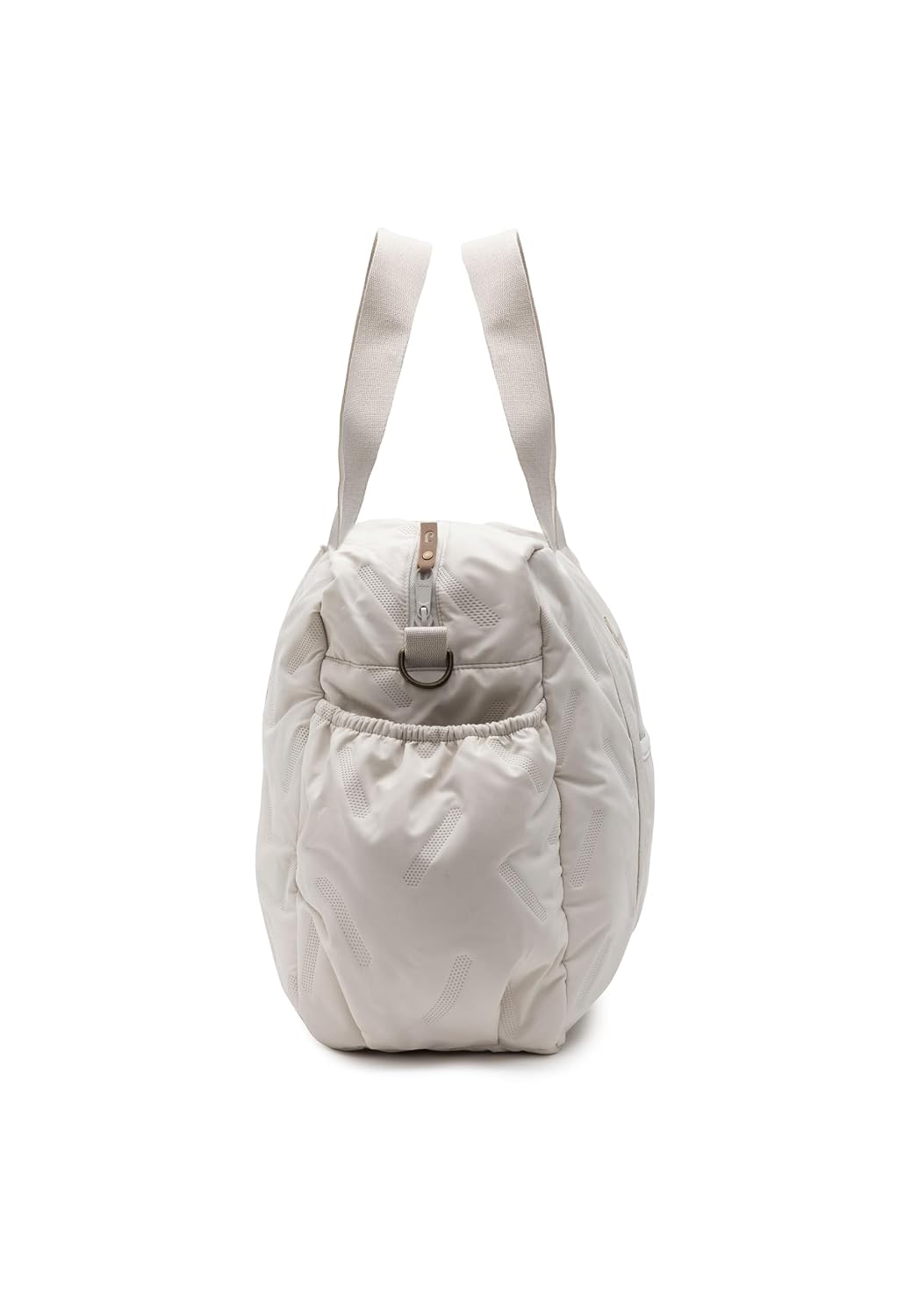 Jollein Wickeltasche Embossed Lily – Sand – Stylische Wickeltasche mit Geprägtem Muster – Wasserabwe