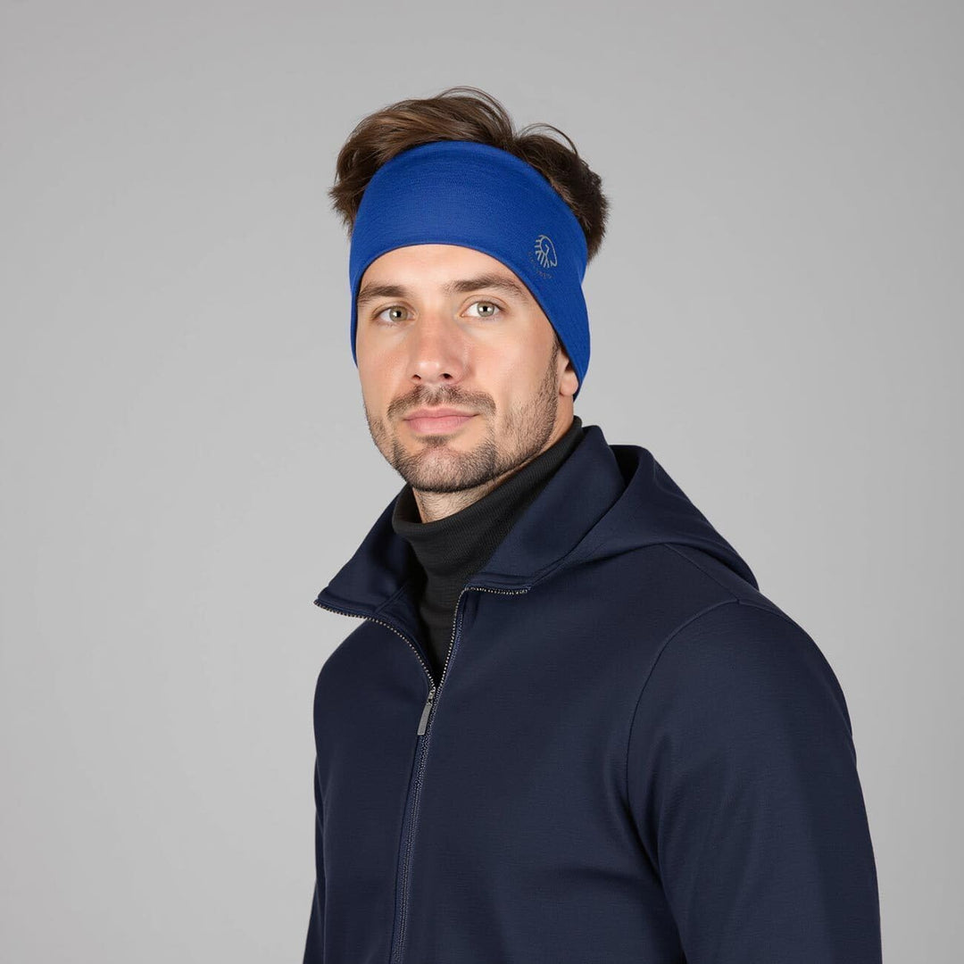 GIESSWEIN Stirnband Brentenjoch - Merino Jersey Headband, Damen &amp; Herren Ohrenwärmer aus 100% Merino