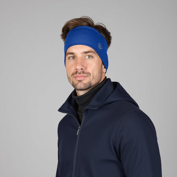 GIESSWEIN Stirnband Brentenjoch - Merino Jersey Headband, Damen &amp; Herren Ohrenwärmer aus 100% Merino