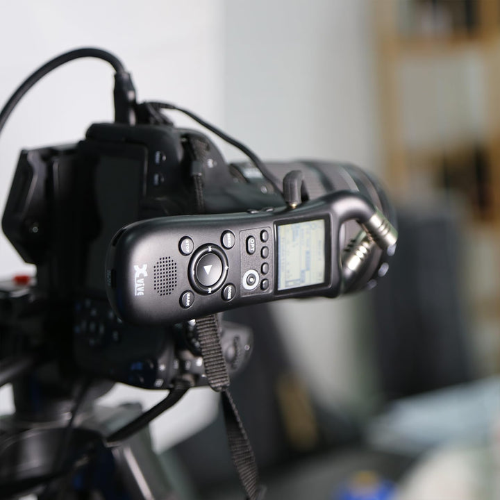 Xvive - XV1-R Digitaler Handheld-Recorder mit integrierten Mikrofonen - WAV-Aufnahme Mono Stereo