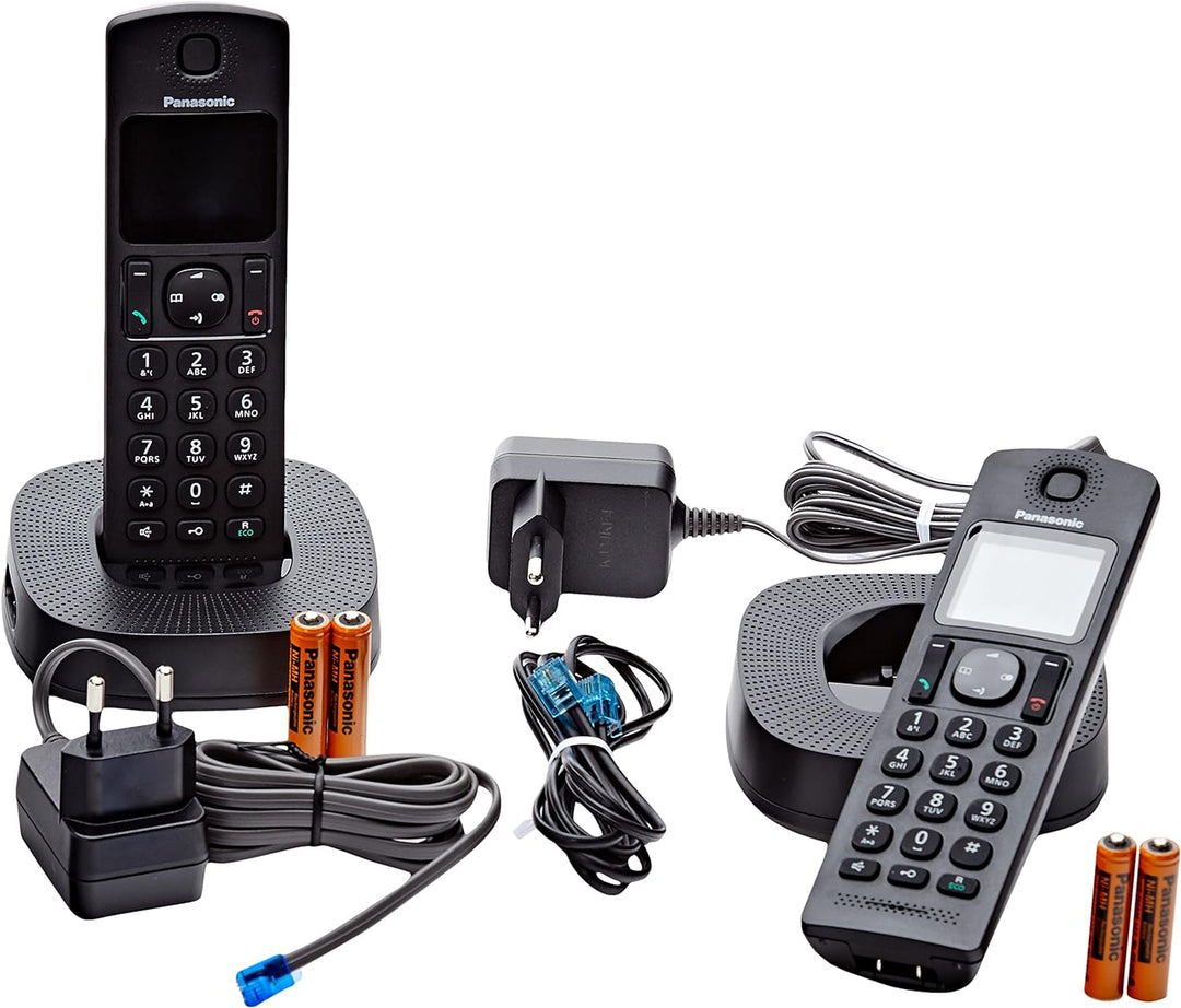 Telefono Panasonic KXTGC312SPB DUO (1 tel + 1 sup 2 Stück, 2 Stück
