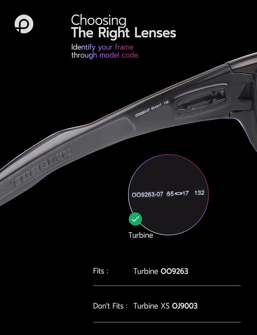 PapaViva Ersatzlinsen für Oakley Turbine OO9263 Blaugrün Pro+, Blaugrün Pro+