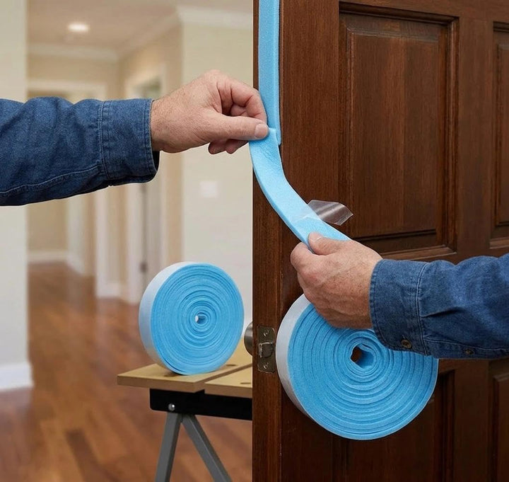 Randdämmstreifen Selbstklebend,Randdämmstreifen,Edge Insulation Strip für Estrich,Dämmband für Fussb