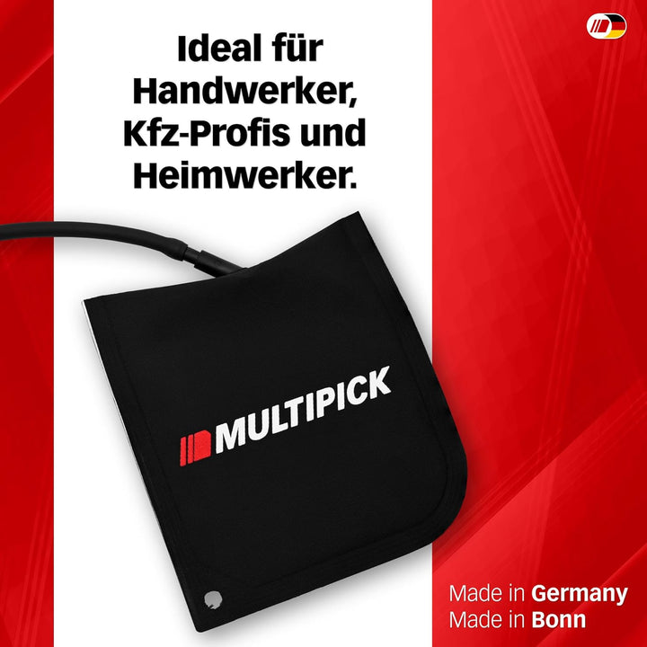 MULTIPICK Montagekissen aus Nylon [Profi-Qualität] - Türspreizer & Luftkissen - Aufblasbares Hebekis