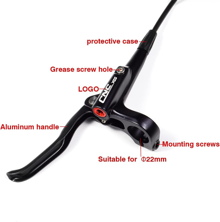 CNC Hydraulische Scheibenbremse Fahrrad，Fahrrad Scheibenbremse Set ，Hydraulische Bremse Fahrrad Vorn