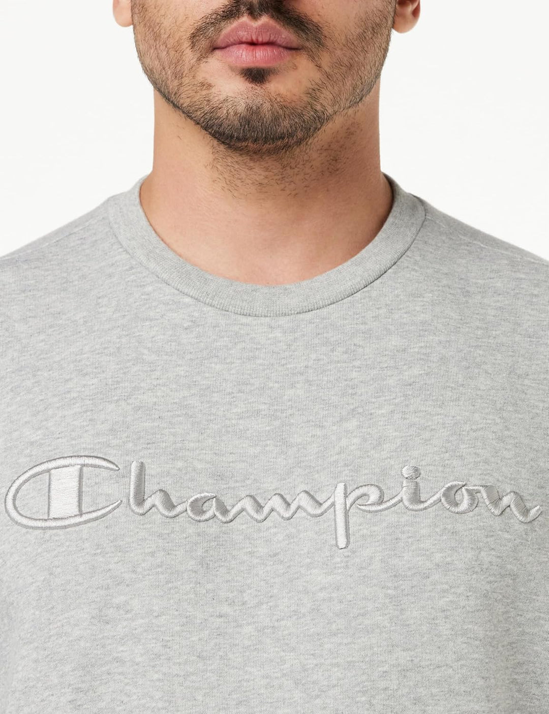 Champion Herren Sweatshirt S Grigio Melange Oxford, S Grigio Melange Oxford