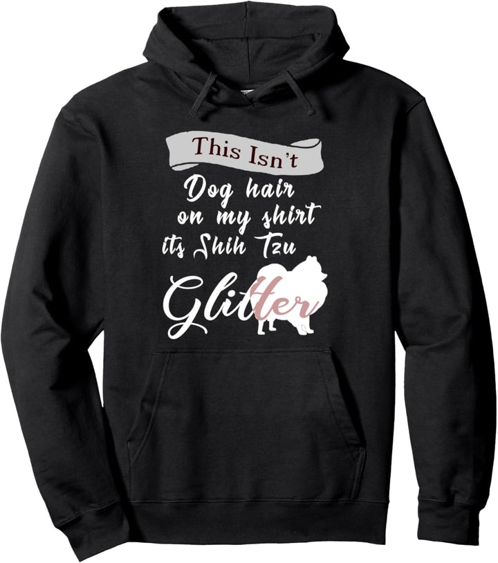 Hund Shih Tzu lustiger Haarhund Pullover Hoodie