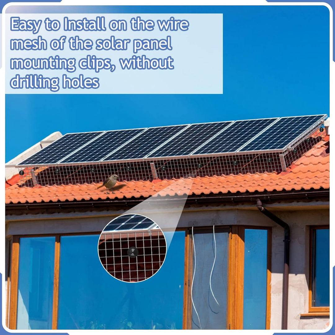 Photect Solar Panel Guard Clips Tier Guard Befestigung Clips Solar Panel Tier Guard Roll Kit Edelsta
