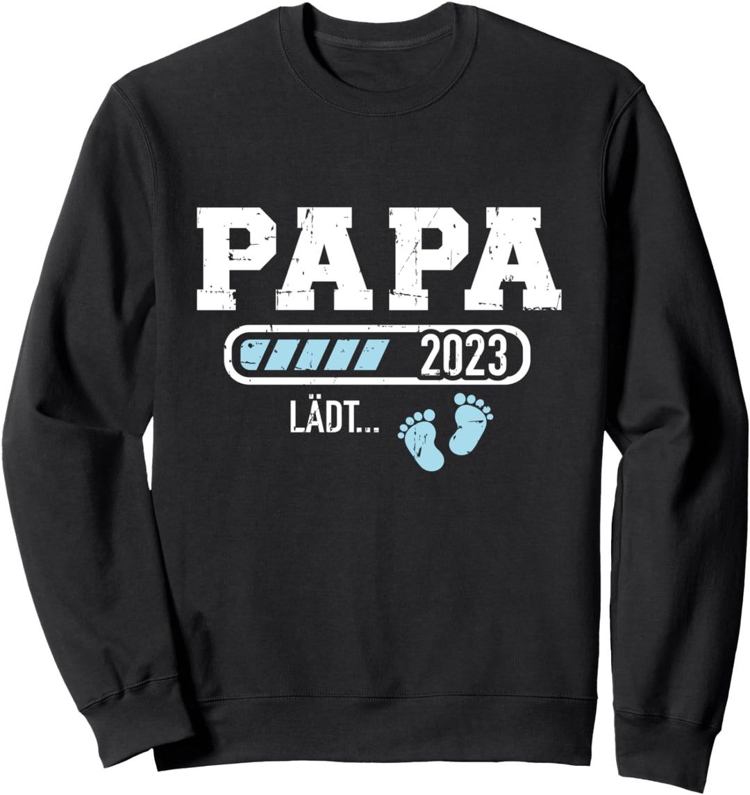Papa 2023 lädt Schwangerschaft verkünden Sweatshirt
