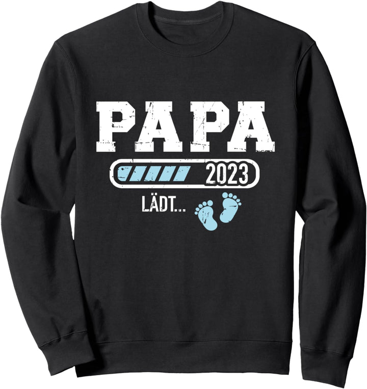 Papa 2023 lädt Schwangerschaft verkünden Sweatshirt