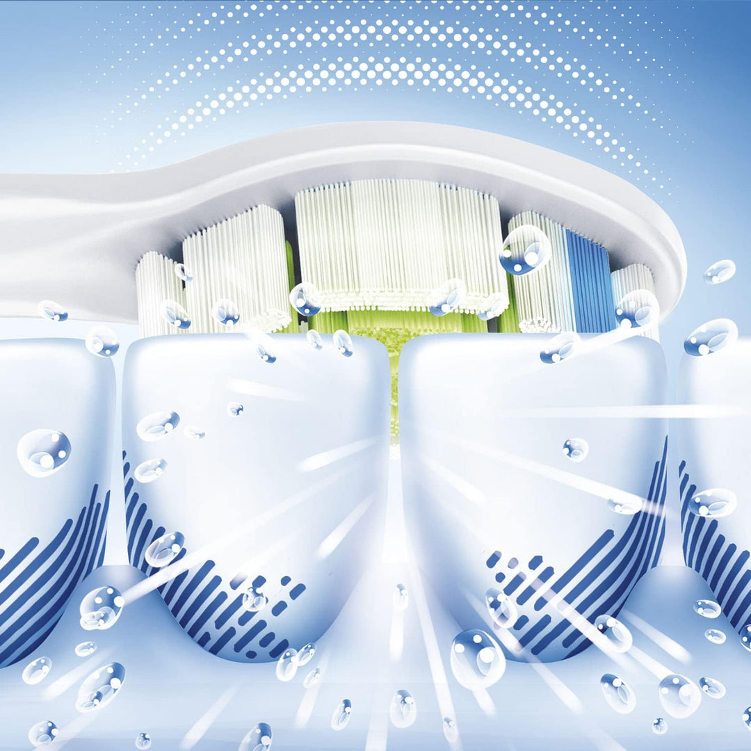 Philips Sonicare DiamondClean Standard-Bürstenköpfe für Schallzahnbürste (Modell HX6064/07) Weiss 4e