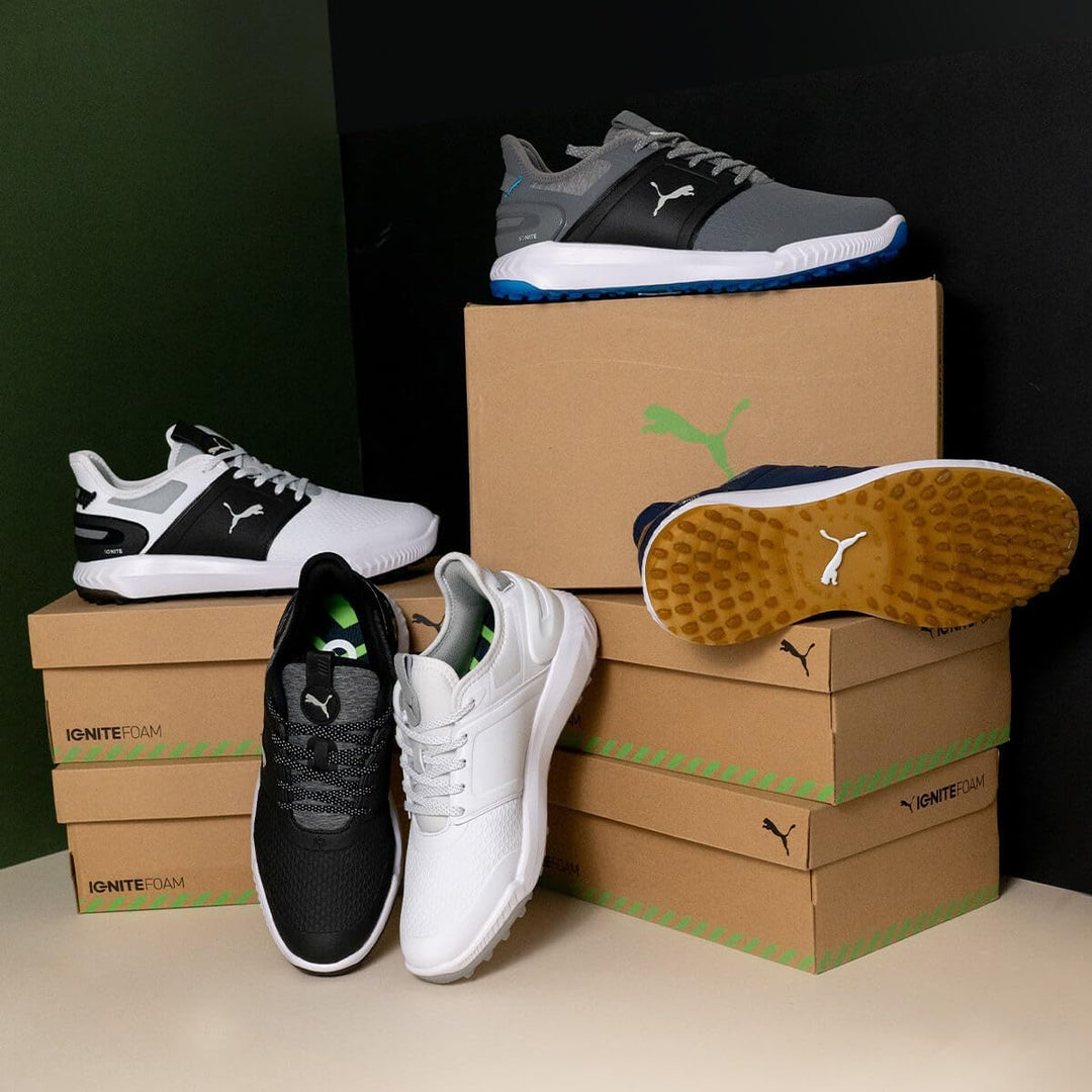 PUMA Herren Ignite Elevate Golfschuh 43 EU Quiet Shade Puma Silver, 43 EU Quiet Shade Puma Silver