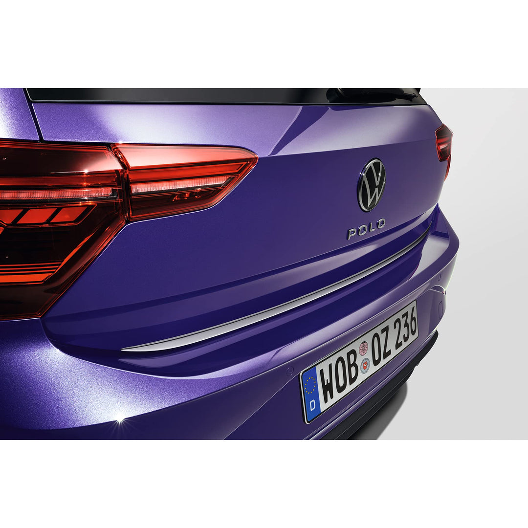 Volkswagen 2G0071360A Zierleiste Heckklappe Kantenschutz Stylingleiste Chrom-Optik, Silber, nur für