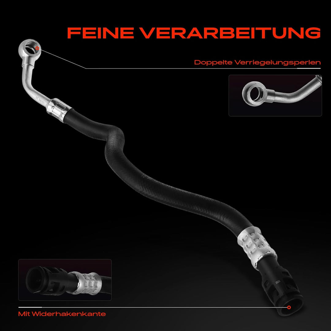 Frankberg 1x Servolenkung Schlauch Kompatibel mit 1er E82 E88 2008-2013 3er E90 E91 E92 E93 2004-201