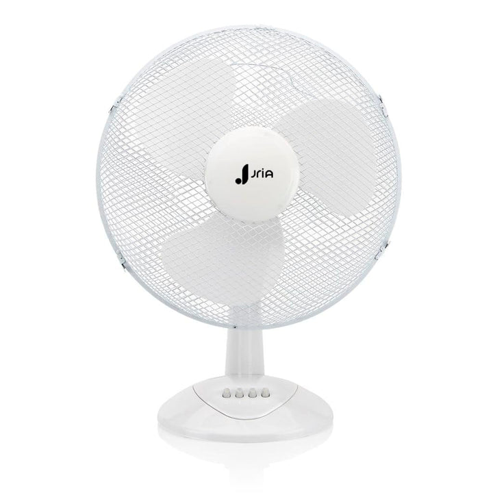 Tragbarer Tischventilator, 12 Zoll, leicht, 40 Watt, 3 Geschwindigkeiten, Weitwinkel-Oszillation, Lu