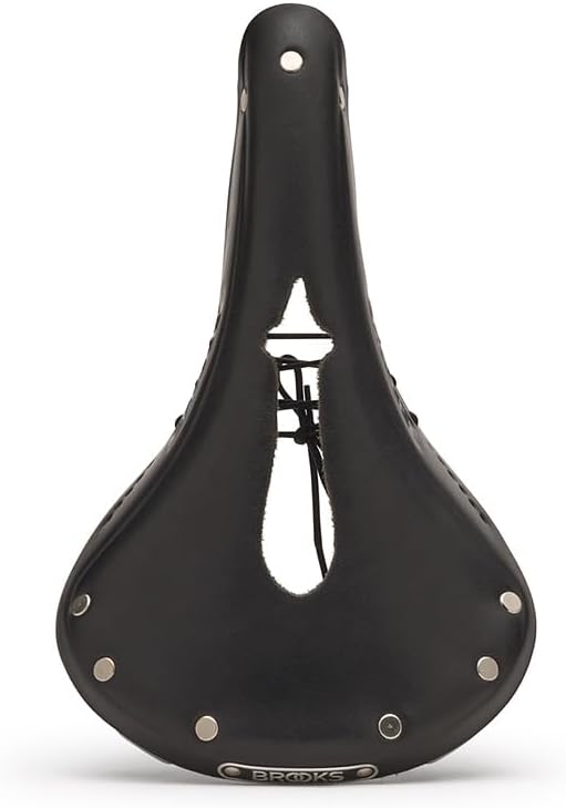 Brooks Saddles Imperial B17 Standard Fahrradsattel mit Loch und Schnürsenkeln (Herren) Schwarz, Schw