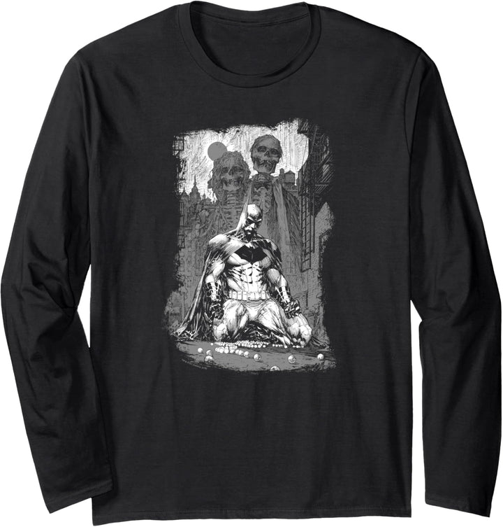 Batman Sketchy Shadows Langarmshirt